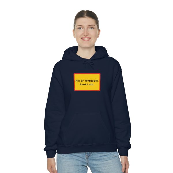 Everything is forbidden - Exactly everything in the Swedish language - Unisex Heavy Blend™ Hooded Sweatshirt - Image 28