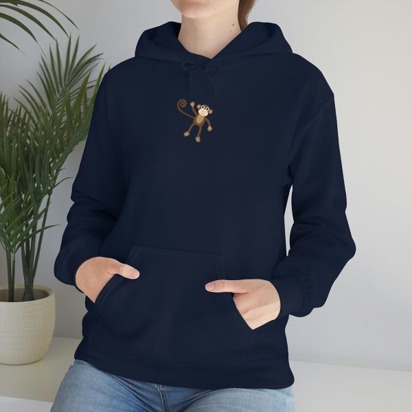 Monkey - Unisex Heavy Blend™ Hooded Sweatshirt - Image 6