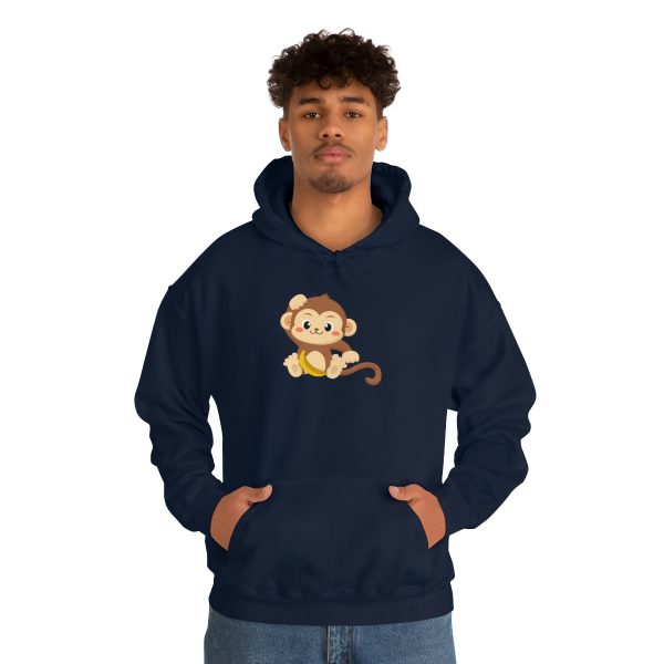 Monkey - Unisex Heavy Blend™ Hooded Sweatshirt - Image 4