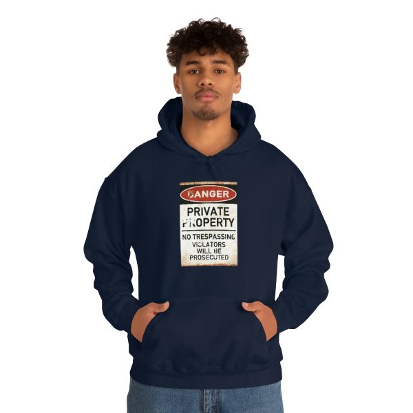 Danger - Private Property - Unisex Heavy Blend™ Hooded Sweatshirt - Image 27