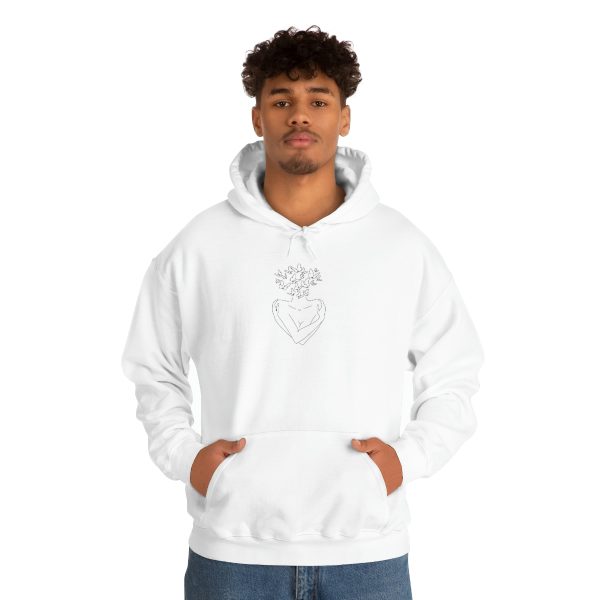 Butterfly Mind - Unisex Heavy Blend™ Hooded Sweatshirt - Image 4