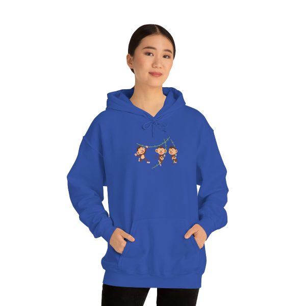 Monkeys - Unisex Heavy Blend™ Hooded Sweatshirt - Image 50