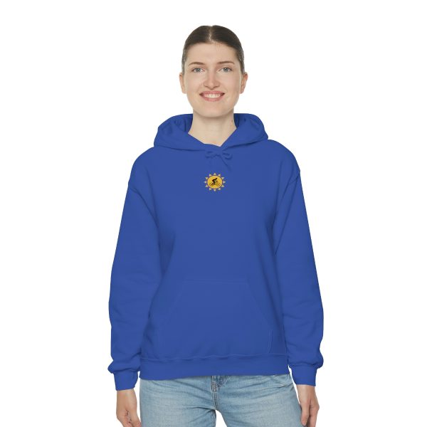 Biker and sun - Unisex Heavy Blend™ Hooded Sweatshirt - Image 52