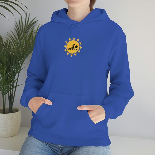 Swimmer and sun - Unisex Heavy Blend™ Hooded Sweatshirt - Image 54