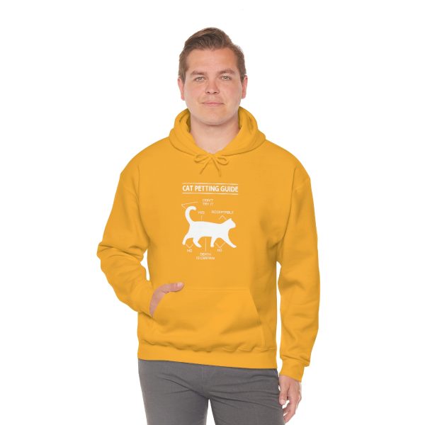 Cat Petting Guide - Unisex Heavy Blend™ Hooded Sweatshirt - Image 13