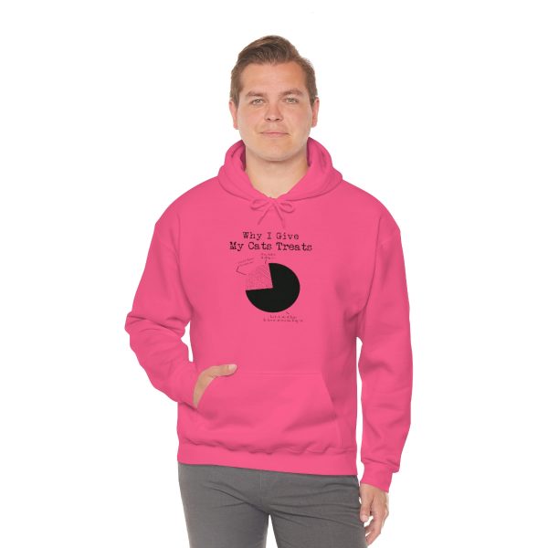 Why I Give My Cats Treats - Unisex Heavy Blend™ Hooded Sweatshirt - Image 37