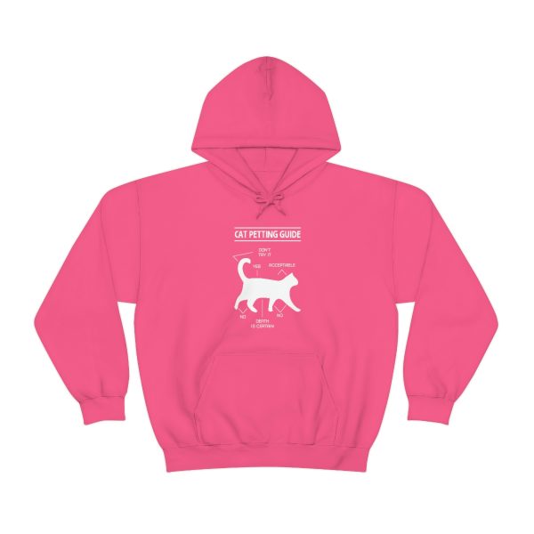 Cat Petting Guide - Unisex Heavy Blend™ Hooded Sweatshirt - Image 33