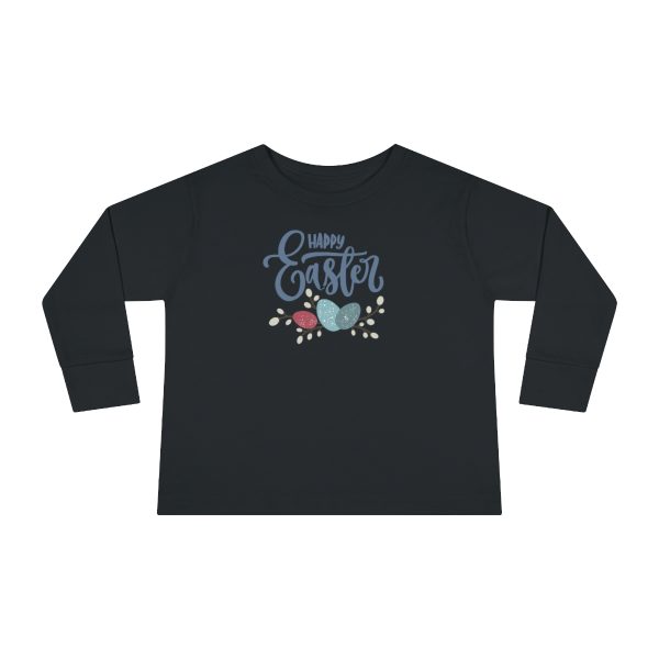 Happy Easter - Toddler Long Sleeve Tee - Image 13