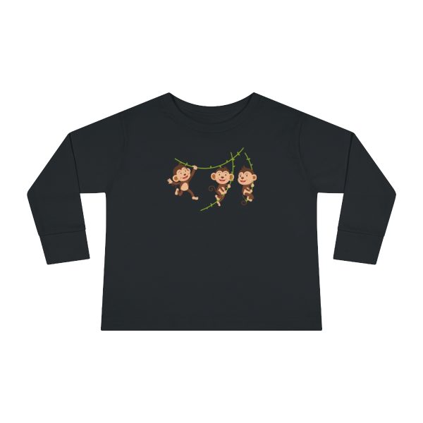 Monkeys - Toddler Long Sleeve Tee - Image 2