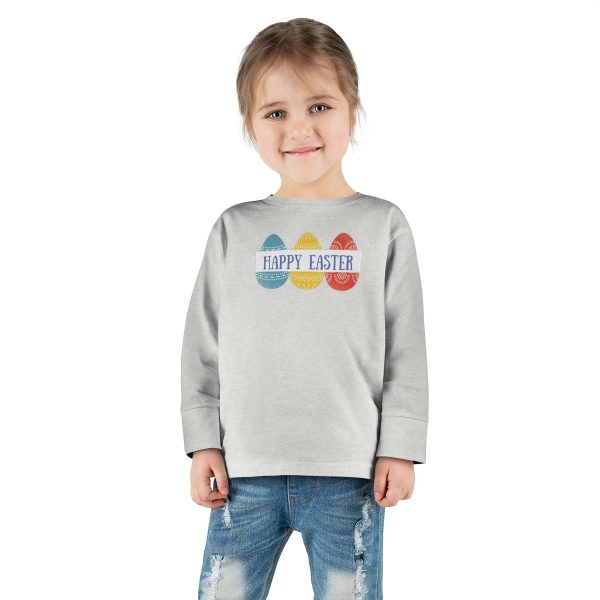 Happy Easter - Toddler Long Sleeve Tee - Image 9