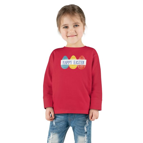 Happy Easter - Toddler Long Sleeve Tee - Image 24