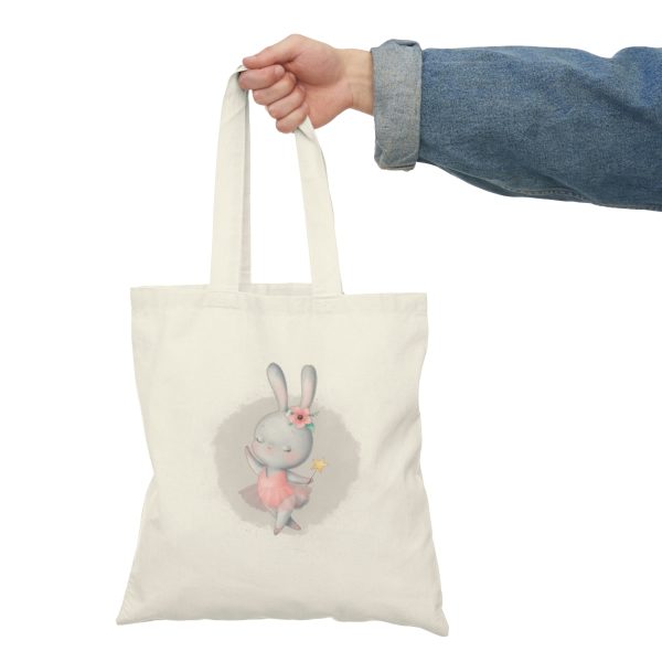 Easter Bunny - Natural Tote Bag - Image 6