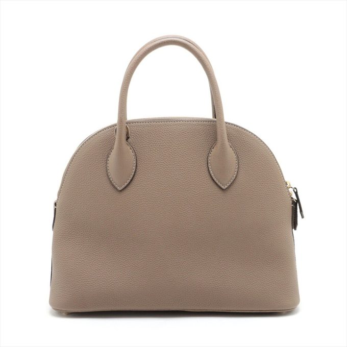 BONAVENTURA Leather Handbag Brown - Image 2