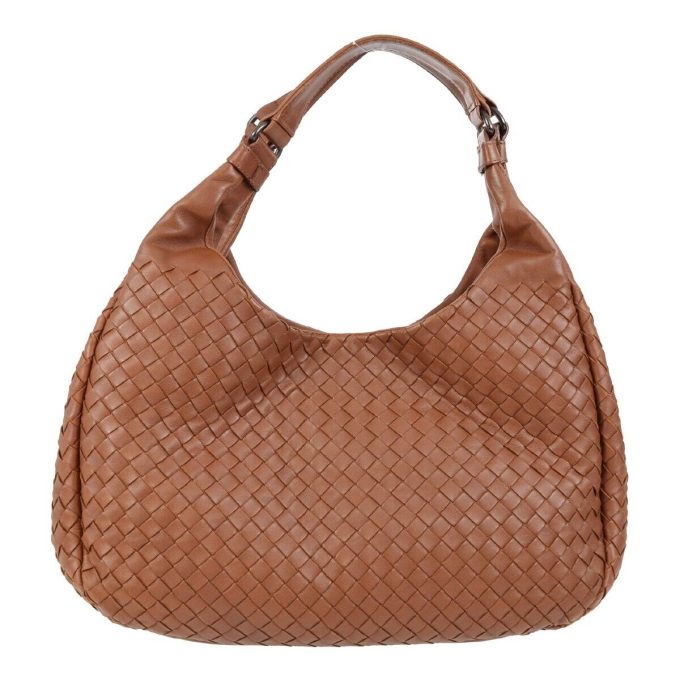 BOTTEGA VENETA Brown Intrecciato Hobo Handbag 125787 V0016 6369 150695