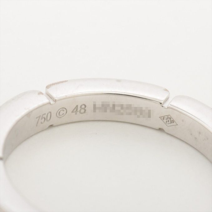 CARTIER Maillon Panthère Ring 750(WG) 4.0g Size 48 - Image 3