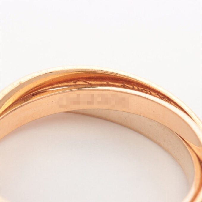 CARTIER Trinity Ring 750 Gold 3.7g Size 48 - Image 3