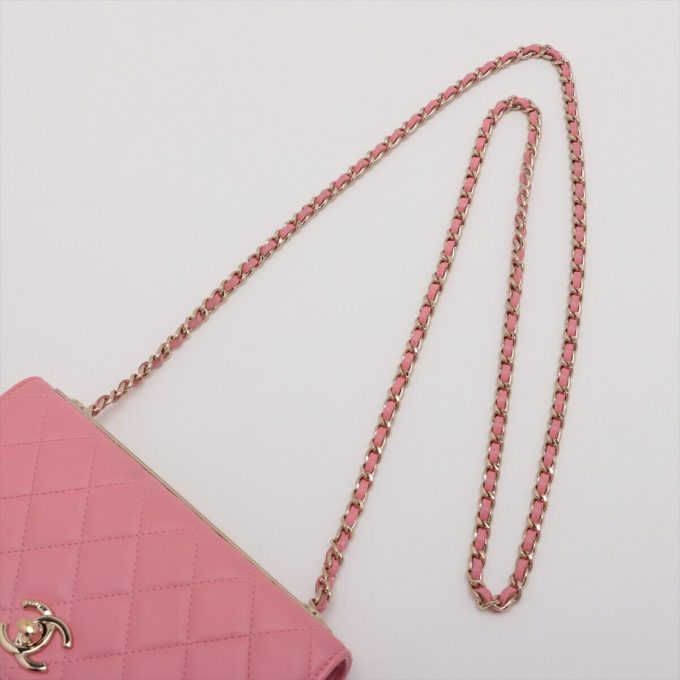 CHANEL Trendy CC Chain Wallet Pink Gold 29th - Image 5