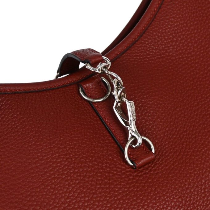 HERMÈS Bordeaux Togo Trim 31 Shoulder Bag P□G 12 141113 - Image 4