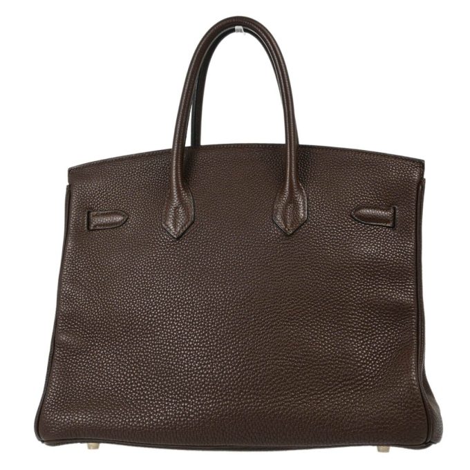 HERMES Chocolat Togo Birkin 35 Handbag 25M □H 124132 - Image 2