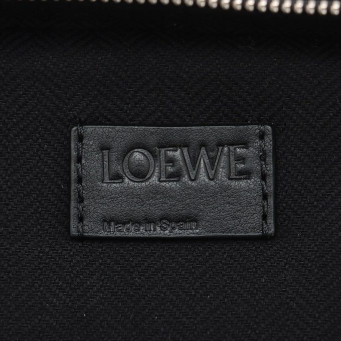 LOEWE Mini Leather 2 Way Shoulder Camera Bag Black - Image 10