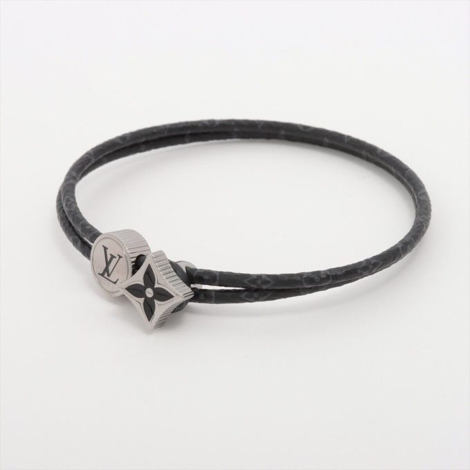 LOUIS VUITTON Brasserie Catch It's BC4263 Bracelet Black