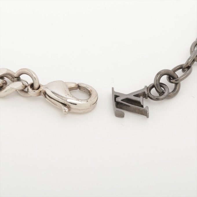 LOUIS VUITTON Brasserie LV Instinct Bracelet Black × Silver - Image 4