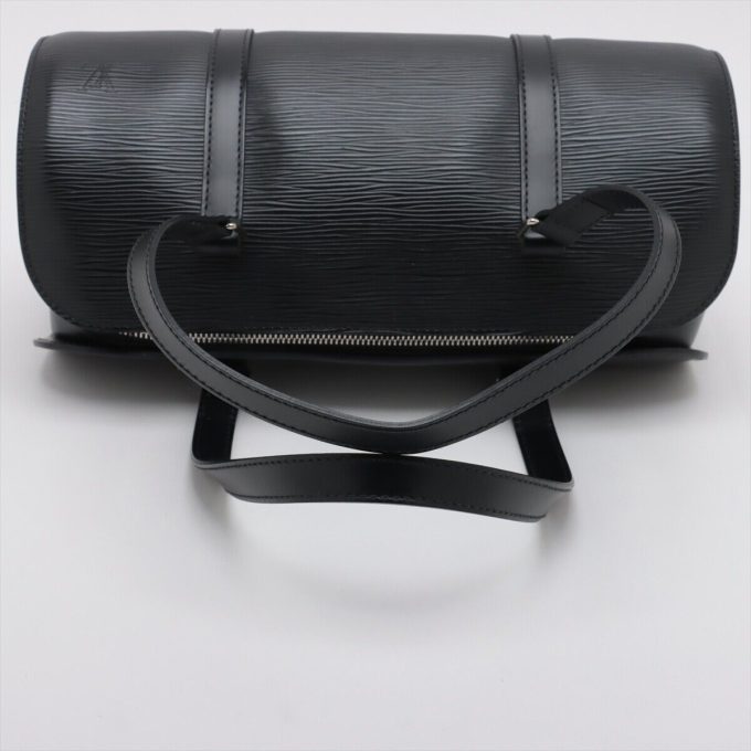 LOUIS VUITTON EPI SOUFFLOT M52862 Black Leather Handbag - Image 6