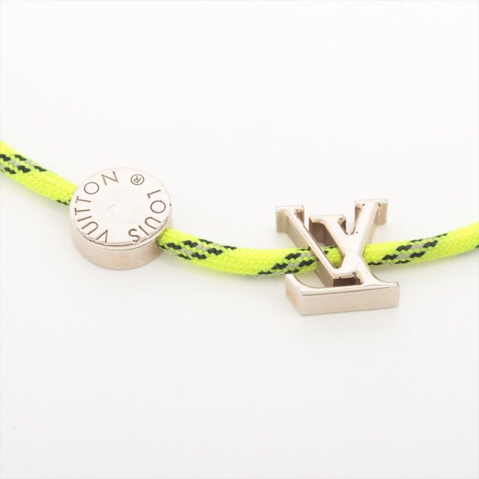 LOUIS VUITTON Fluo Green Bracelet with Nylon Strap - Image 3