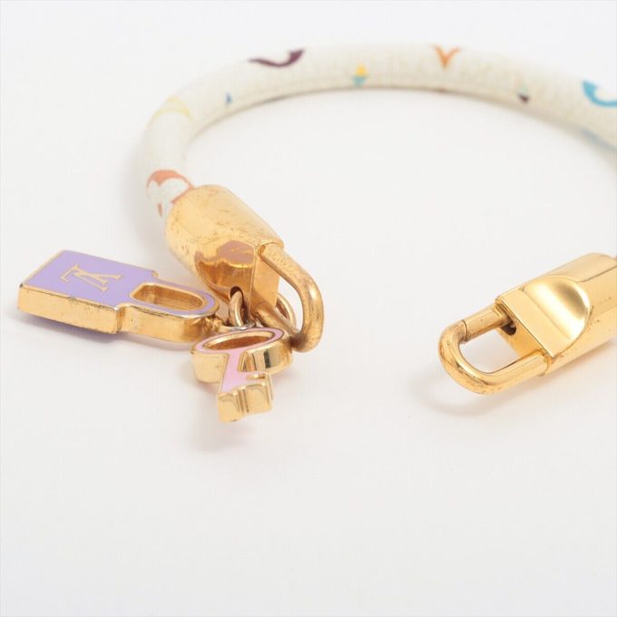 LOUIS VUITTON M6604F Relac It Bracelet in Brass and PVC - Image 5