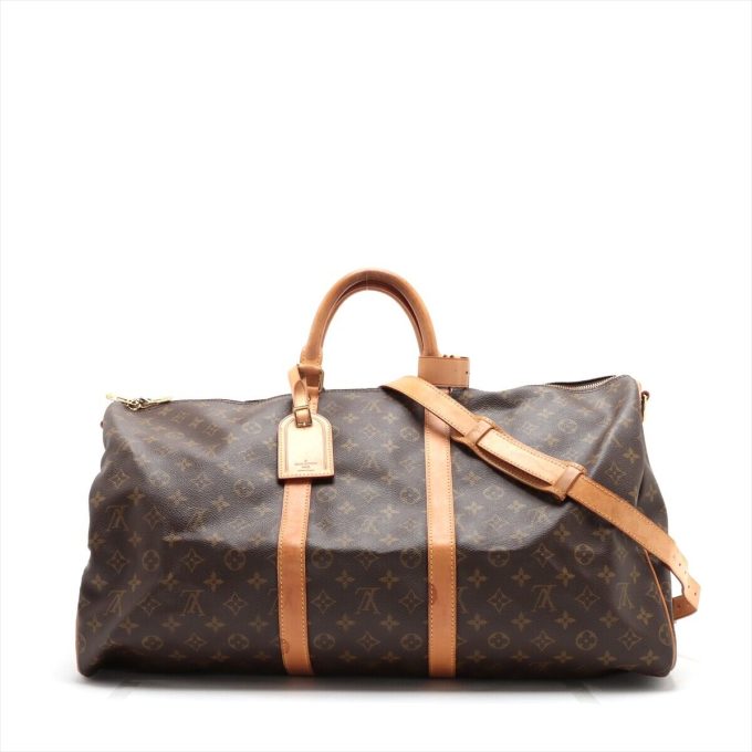 LOUIS VUITTON Monogram Keepall Bandière 55 M41414 Travel Bag