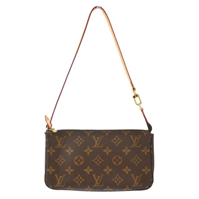 LOUIS VUITTON Monogram Pochette Accessoires NM Handbag M40712 Maple