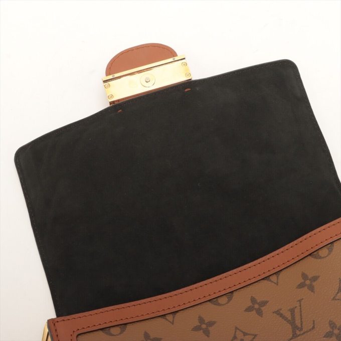 LOUIS VUITTON Monogram Reverse Dauphine MM M45958 NFC Secure Wallet - Image 10