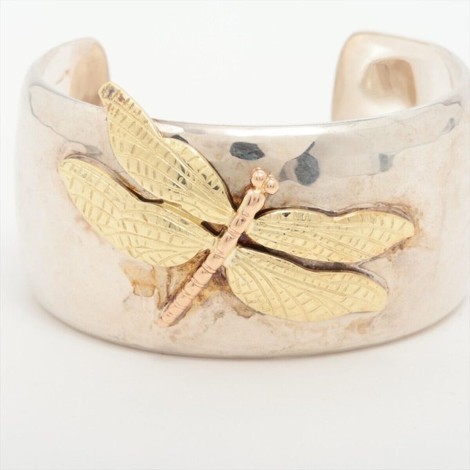 TIFFANY Dragonfly Bangle 925×750 68.4g Gold × Silver - Image 3