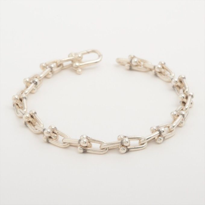 TIFFANY HARDWARE Small Link Bracelet 925 Silver 19.5g