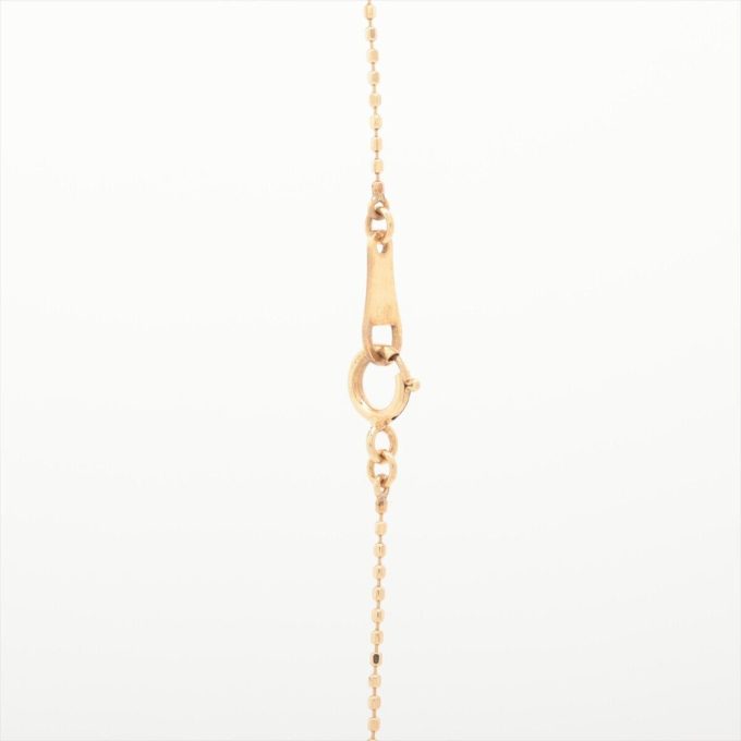 BRAND: Initial Diamond Necklace K10(PG) 1.3g 0.01 - Image 3