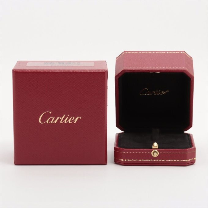 CARTIER C Flat Diamond Ring 750(YG) 6.9g 51 - Image 4