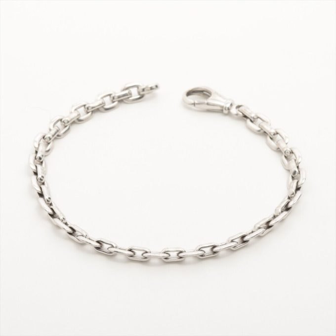 CARTIER Mepra Chain Bracelet 750 White Gold 15.1g