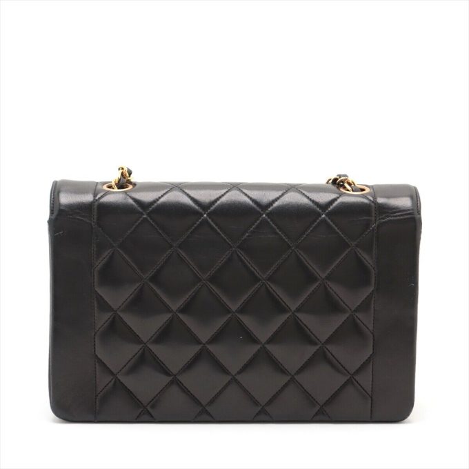 CHANEL Black Gold Met Lambskin Single Flap Chain Bag - Image 2