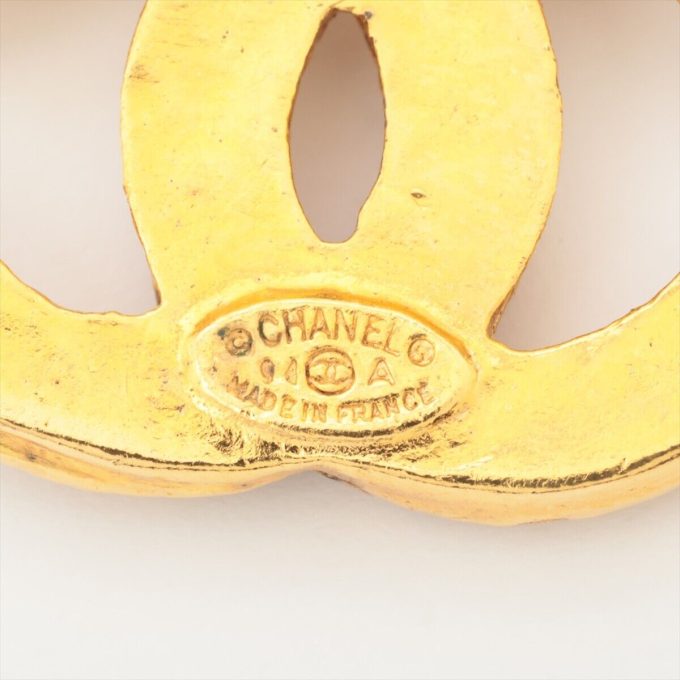 CHANEL Coco Mark 94A Brooch GP Gold - Image 5