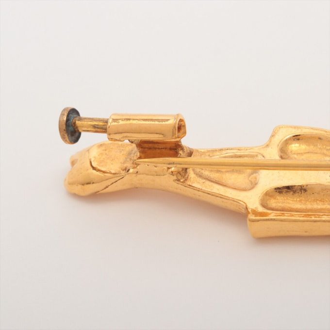 CHANEL Mademoiselle Brooch GP Gold - Image 4