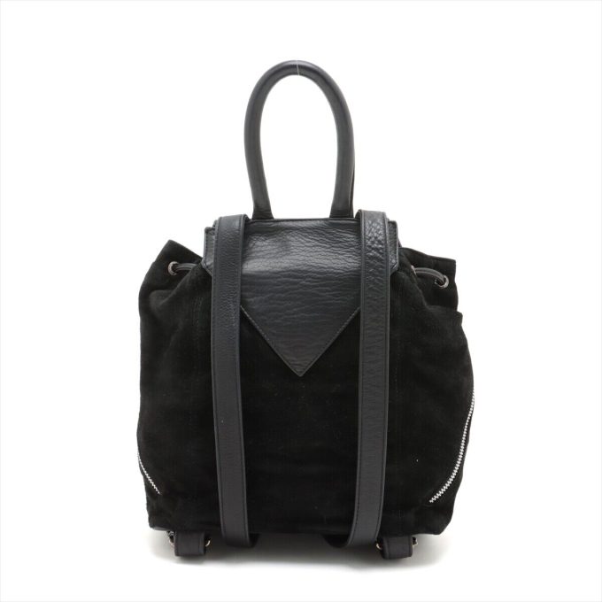 CHROME HEARTS Iggy Backpack 925 Black x Silver Large with Dagger - Image 2