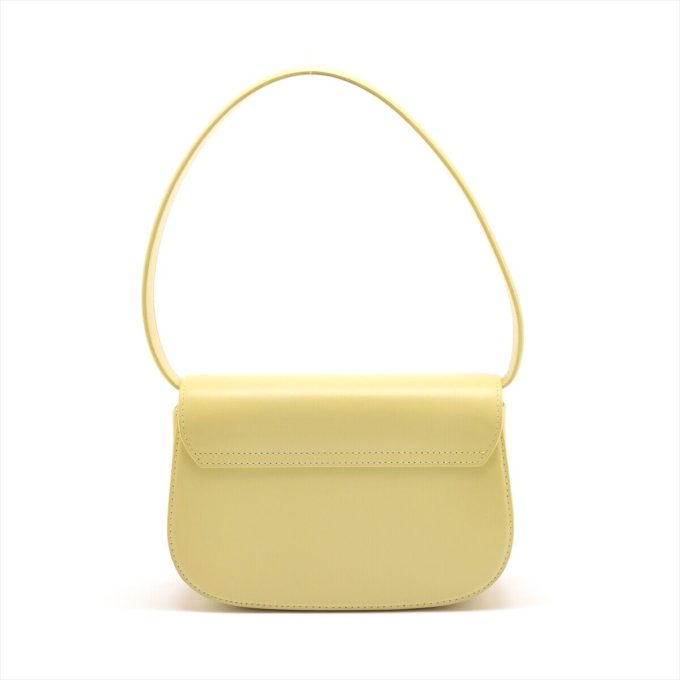 DIESEL Yellow Leather Shoulder Bag - Image 2