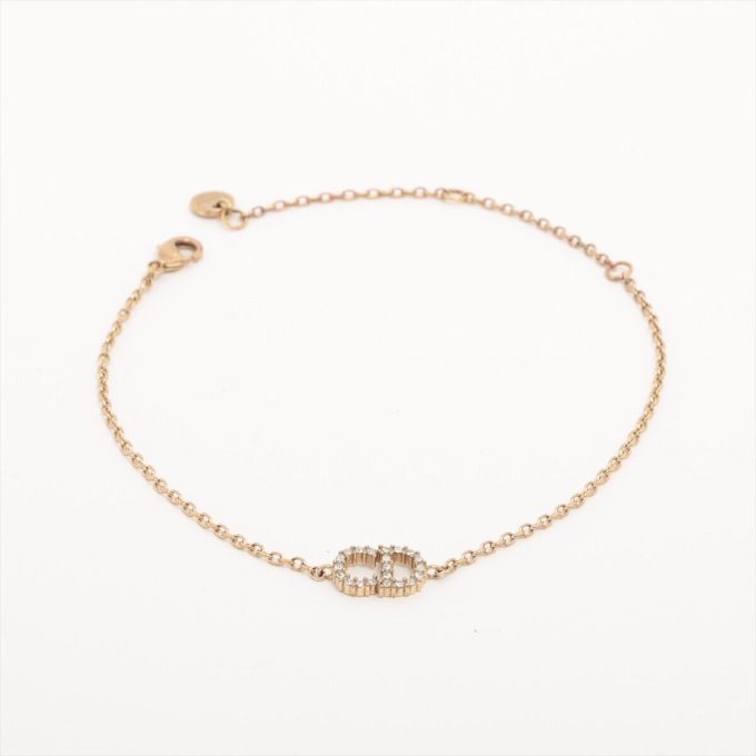 DIOR Gold Bracelet with Rhinestones