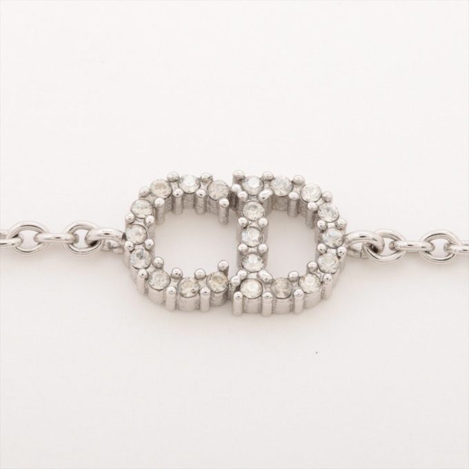 DIOR Rhinestone Silver Bracelet - Image 2