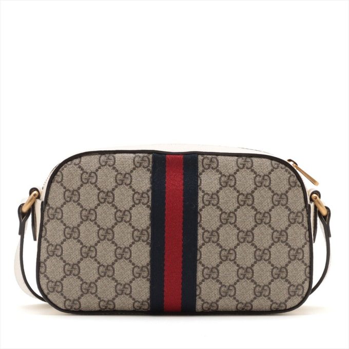 GUCCI GG Supreme Beige x White Shoulder Bag 681064 - Image 2