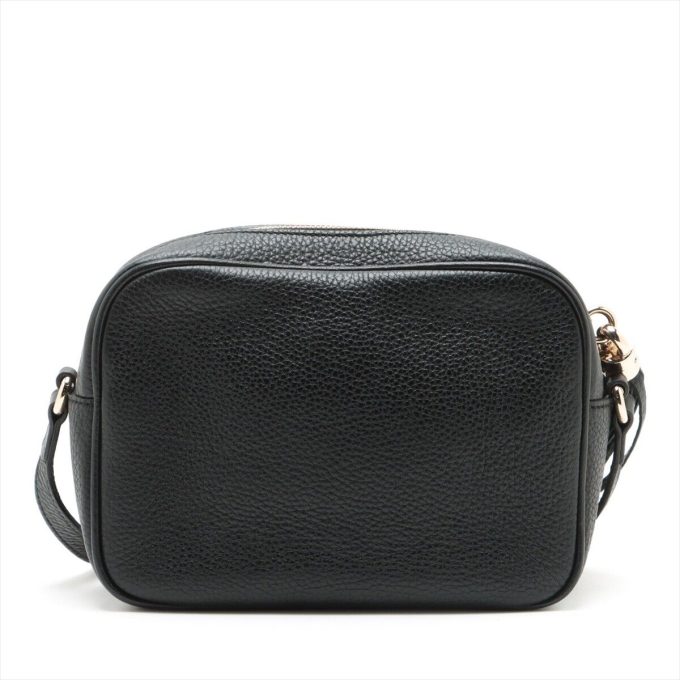 GUCCI Soho Leather Shoulder Bag Black 308364 - Image 2