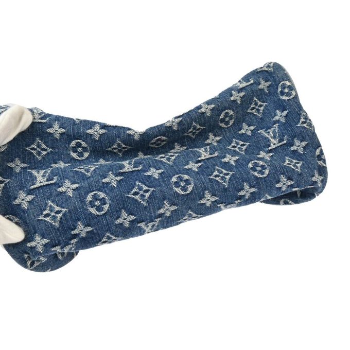 LOUIS VUITTON Blue Monogram Denim Neo Speedy Handbag - Image 5