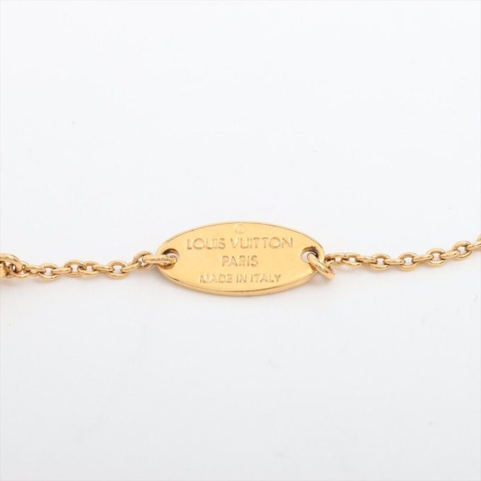 LOUIS VUITTON M00372 Louisette LE1213 GP Gold Bracelet - Image 5