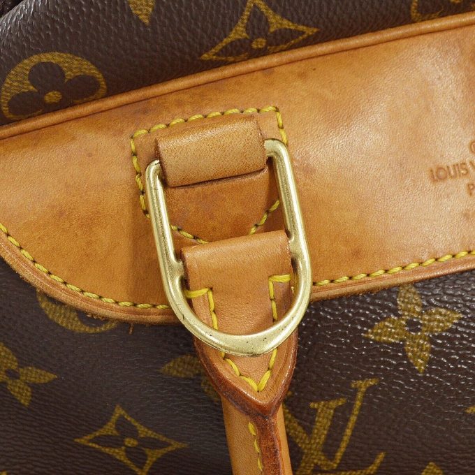 LOUIS VUITTON Monogram Deauville Bowling Vanity Handbag M47270 XX12968 - Image 5