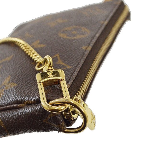 LOUIS VUITTON Monogram Mini Pochette Accessoires Handbag - Image 4